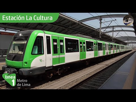 Estación La Cultura | Línea 1 del Metro de Lima (Series 9000, MB-300)