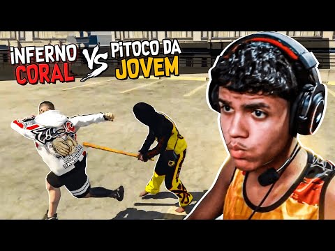 PITOCO DUGERA BRIGA COM A INFERNO CORAL - BRIGA DE TORCIDAS no GTA RP