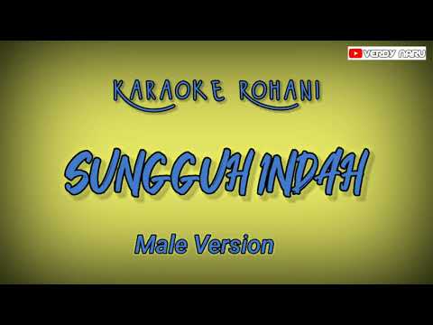 Sungguh Indah - Karaoke Male Version (Piano Cover)