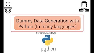 Dummy Data Generation with Faker in Python