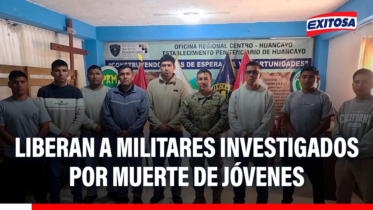 🔴🔵 Liberan a militares investigados por la muerte de cinco jóvenes en Colcabamba tras fallo judicial