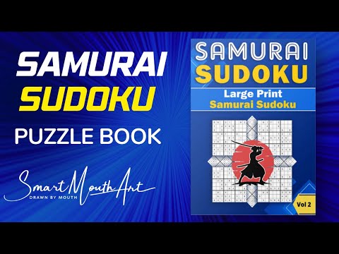 Samurai Sudoku Puzzle Book Volume 2, Samurai Sudoku Puzzle Book, Samurai Sudoku Large Print.