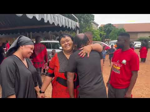 The Moment Vivian Jill Hug Big Akwess Passionately At Matilda’s Mother Funeral/Kwaku Manu/Broda Samy