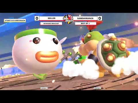 UMD Smash Fest 9/9 Winners Bracket - Miller (Fox, Palutena) Vs SamDaMan28 (Bowser Jr.)