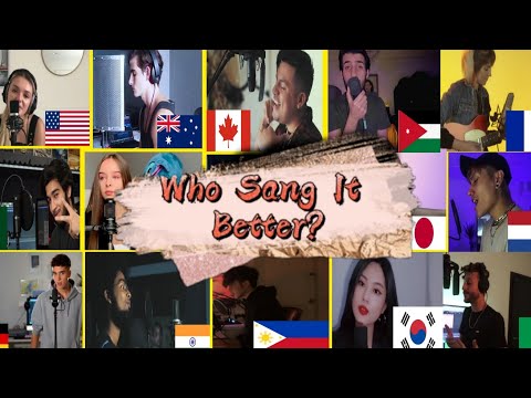 who Sang It Better _24kGoldn - Mood ft. iann dior (15 different countries )