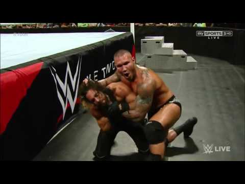 Randy Orton absolutely Destroys Seth Rollins  Raw, 2015