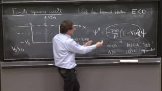 L11.4 Finite square well. Setting up the problem.