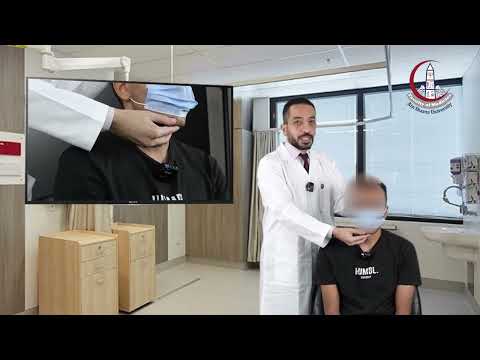 Examination of Axillary and Cervical groups of lymph nodes