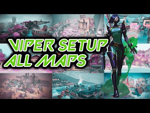 Consistent Viper Setups On All Maps | Valorant Guide Viper