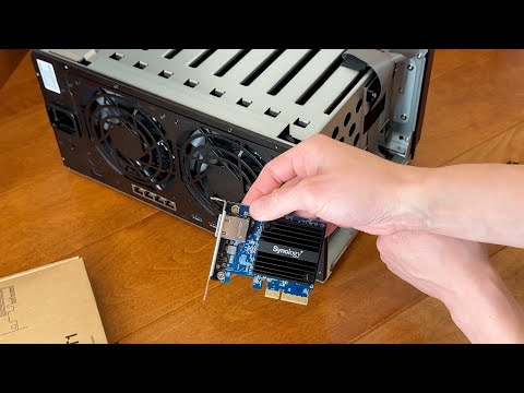 How to add 10Gbit to Synology NAS!  Installing the Official Synology 10Gb Ethernet Adapter E10G18-T1