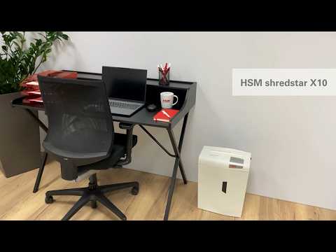 Papiervernietiger HSM shredstar X10 snippers 4.5x30mm
