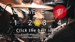 Backing track SLOW 60 BPM in the key of G (G/D/Em/C)