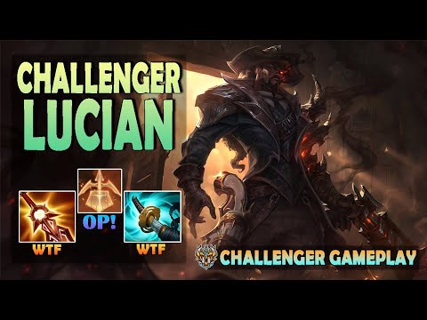 Wild Rift LUCIAN - Top  1 LUCIAN  Gameplay - Ex Challenger Ranked - Season 7