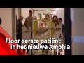 Floor (1) is de eerste patiënt in het nieuwe Amphia Ziekenhuis