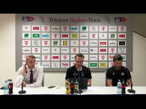 Pressekonferenz Telekom Baskets Bonn vs. Ludwigsburg, Playoffs 1/2-Finale, Spiel 2, 31.05.2023