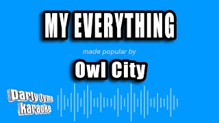 Owl City - My Everything (Karaoke Version)