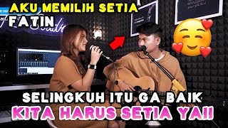 Download lagu AKU MEMILIH SETIA - FATIN (LIRIK) COVER BY NABILA MAHARANI FT TRI SUAKA mp3