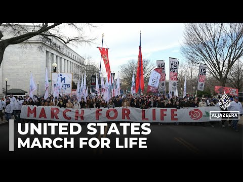Thousands rally at 'March for Life' in DC: Abortion fight is still fuelling Trump supporters