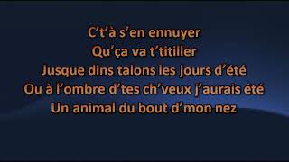 Bernard Adamus - Hola les lolos - Karaoke / Lyrics