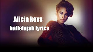 Alicia Keys Hallelujah (lyrics)