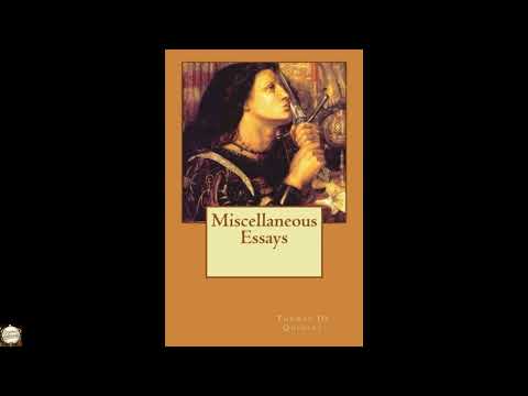 Miscellaneous Essays by Thomas De Quincey — free full audiobook