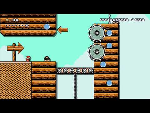 Super Mario Maker - kaizo smb3 sky high shells