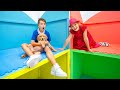 Five Kids Four Colors Playhouse Challenge + more Children's videos
