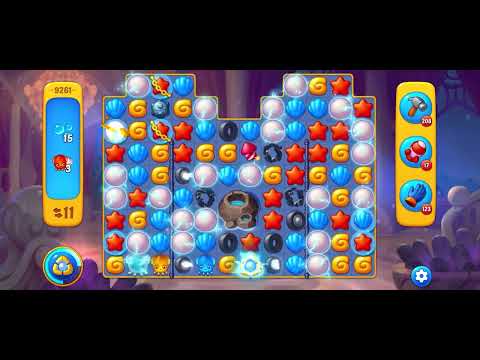 Fishdom level 9261 no boosters フィッシュダム