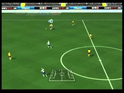 FIFA 11 (Wii) Gameplay: Tottenham Hotspur vs Arsenal | North London Derby