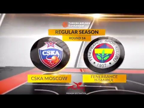 EuroLeague Highlights RS Round 14: CSKA Moscow 79-95 Fenerbahce Istanbul
