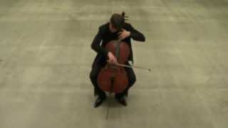 Michel van der Aa: 'Oog' for cello and soundtrack - played by Örs Köszeghy