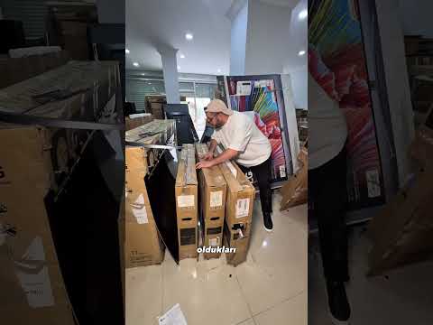 İstanbul’da kargodan dönen televizyonların satıldığı depoyu buldum ￼!
