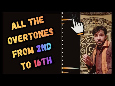 Vocal Overtones - from 2nd to 16th harmonic - Giovanni Bortoluzzi