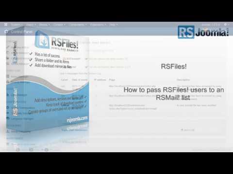 Ep. 71: How to pass RSFiles! users to an RSMail! subscribers list