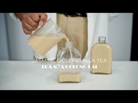 Trà sữa Ô Long Lài - Jasmine Oolong Milk Tea | Lilo Kitchen