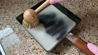 우드 브러쉬/냄비세척 브러쉬/주물팬 세척/구황작물세척 브러쉬/주방 브러쉬