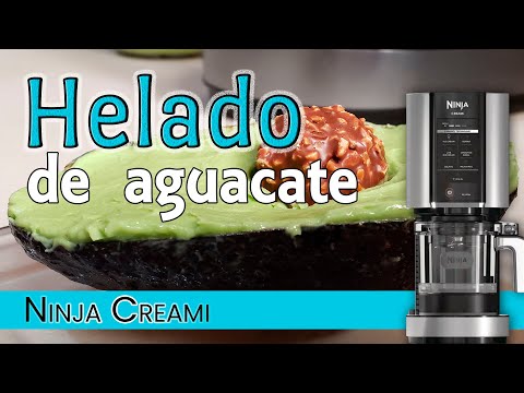 Deliciosa Nieve de Aguacate en la Ninja CREAMi