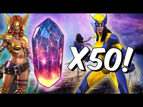 50x Collector Crystal Opening! - Limited Edition Crystals - Marvel Contest Of Champions