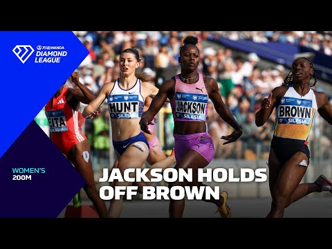 Shericka Jackson SHOWS FORM over 200m in Silesia - Wanda Diamond League 2025