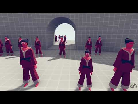 TABS: 50x Taekwondo vs 150x Most Melee Units