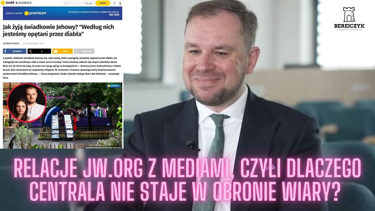 Relacje JW.ORG z mediami, czyli dlaczego centrala nie staje w obronie wiary?