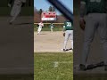 Peyton Teachworth hitting a triple in conference game