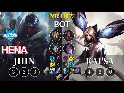 hyF Hena Jhin vs Kai'Sa Bot - KR Patch 10.23
