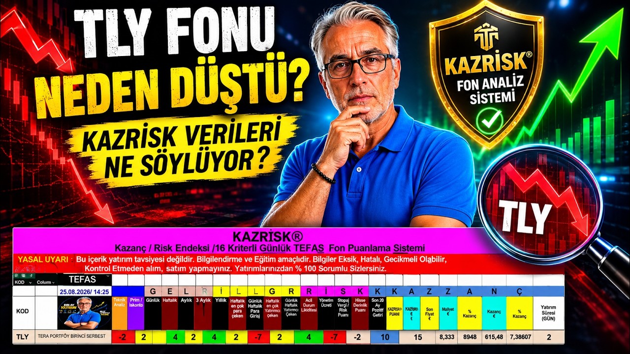 🎯 TLY Fonu Neden Düştü? KAZRİSK Verileri Ne Söylüyor?