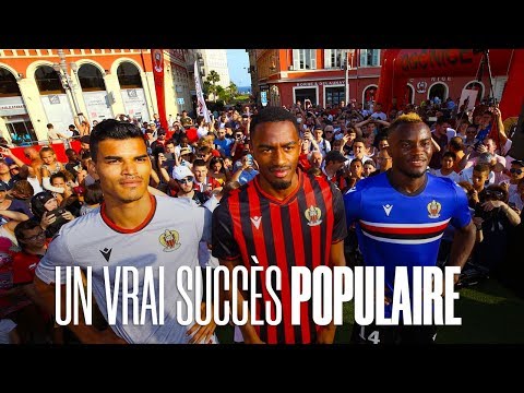 Nouveaux maillots OGC Nice 2019-20 : La présentation au public niçois