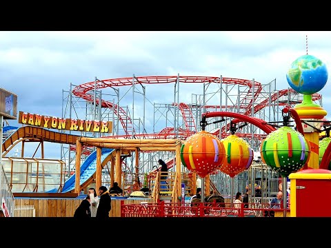 Clarence Pier Fun Fair 2020, Southsea amusement Park with new Canyon River, Tidal Wave & Mad Mouse