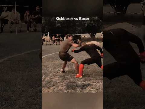 Kickboxer vs Boxer: He Set the Perfect Feint Trap 😳🥊 #shorts