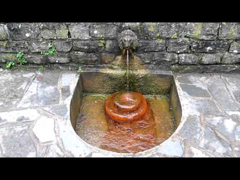 Red spring, Chalice Well, Glastonbury, UK