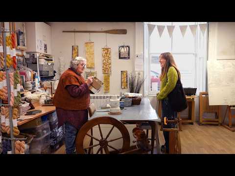 knitting across scotland • fibre studio tour, yarn shops & lots of projects