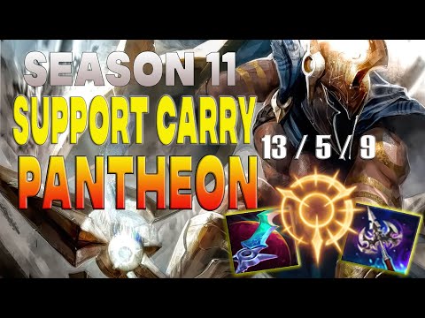 PANTHEON SUPPORT GAMEPLAY | PANTHEON VS SENNA | LEEROSE AGUILAR